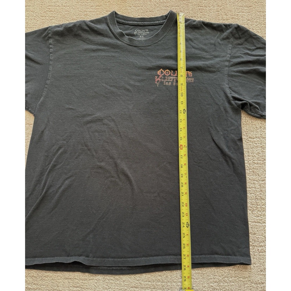 Counts Kustoms of Las Vegas Black XL T-Shirt Cool Automotive Graphic T-Shirt GUC - Picture 3 of 6
